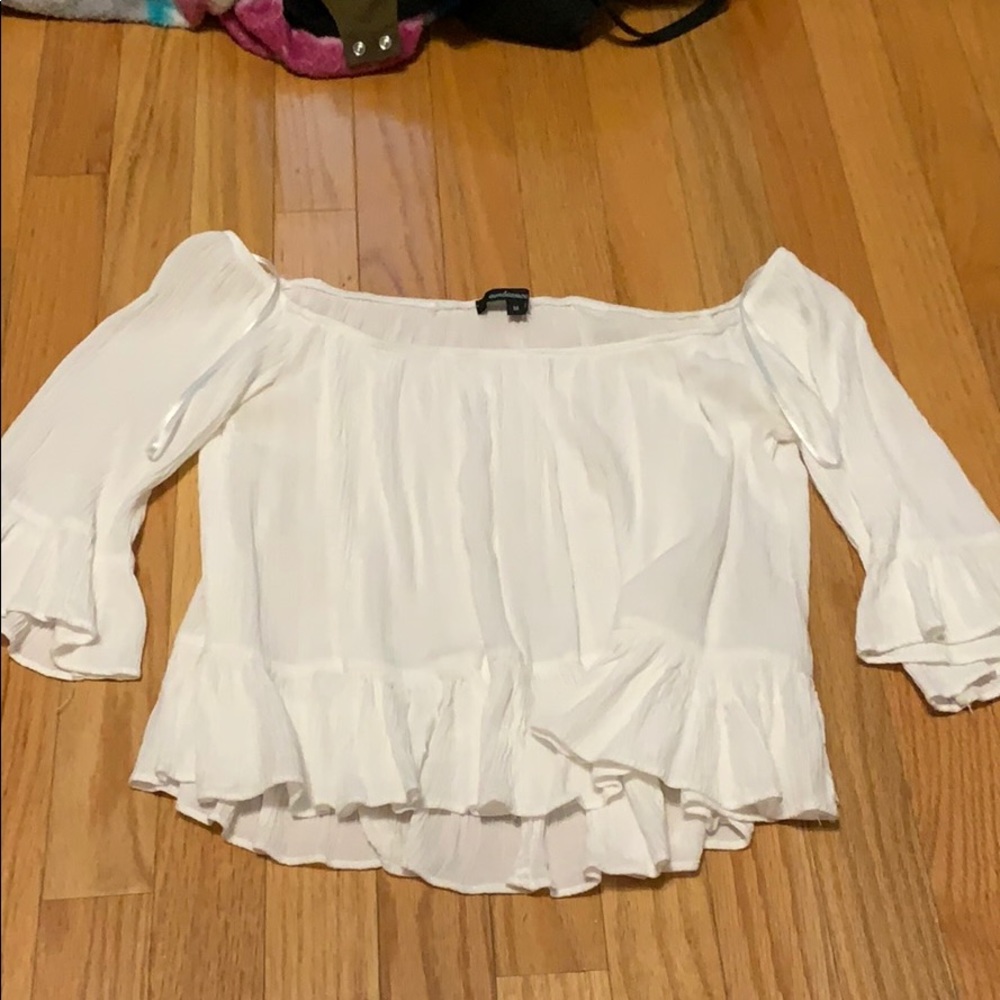 off the shoulder shirt